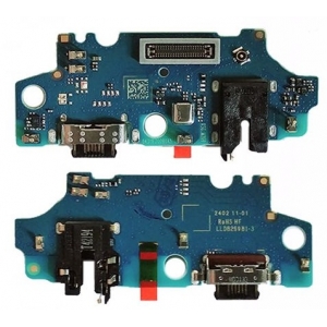 Lanksčioji jungtis Samsung A057 A05S 2023 su įkrovimo kontaktu, mikrofonu, ausinių lizdu originali (service pack)