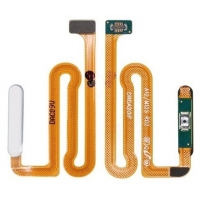 Lanksčioji jungtis Samsung A125 A12 / A127 A12S on / off + Fingerprint mygtuku White originali (service pack)