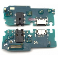 Lanksčioji jungtis Samsung A127 A12 Nacho (A12S) 2021 su įkrovimo kontaktu, mikrofonu, ausinių lizdu originali (service pack)