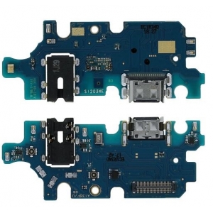 Lanksčioji jungtis Samsung A137 A13 (2022) su įkrovimo kontaktu, mikrofonu, ausinių lizdu originali (service pack)