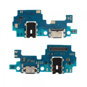 Lanksčioji jungtis Samsung A217 A21s 2020 su įkrovimo kontaktu, mikrofonu, ausinių lizdu originali (service pack)