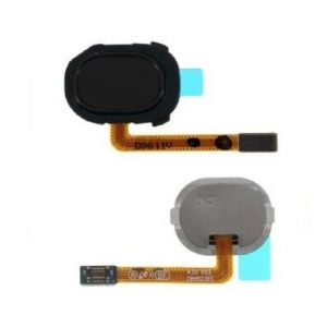 Lanksčioji jungtis Samsung A405 A40 2019 su pirštų atspaudų jutikliu (fingerprint) Black