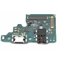 Lanksčioji jungtis Samsung A515 A51 2020 su įkrovimo kontaktu, mikrofonu, ausinių lizdu originali (service pack)