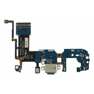 Lanksčioji jungtis Samsung G955F S8+ su įkrovimo kontaktu, mikrofonu