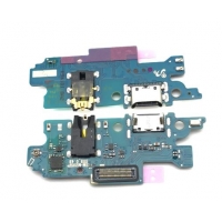 Lanksčioji jungtis Samsung M205 M20 2019 su įkrovimo kontaktu, mikrofonu, ausinių lizdu HQ