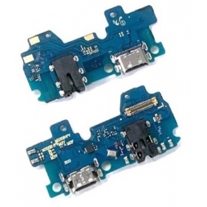 Lanksčioji jungtis Samsung M225 M22 2021 / M325 M32 2021 su įkrovimo kontaktu, mikrofonu, ausinių lizdu originali (service pack)