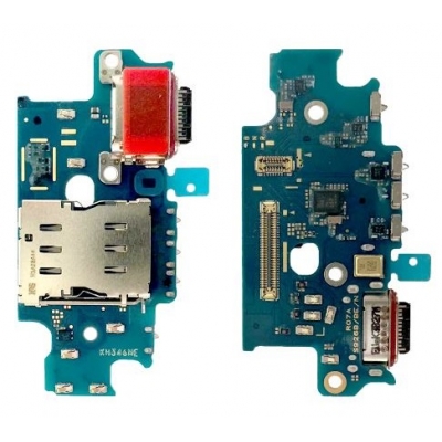 Lanksčioji jungtis Samsung S926 S24 Plus su įkrovimo kontaktu, mikrofonu, SIM lizdu originali (service pack)
