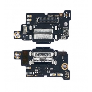 Lanksčioji jungtis Xiaomi Mi 11i / Poco F3 įkrovimo kontakto su mikrofonu originali (service pack)