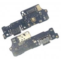 Lanksčioji jungtis Xiaomi Redmi 10C / Poco C40 su įkrovimo kontaktu ir mikrofonu (service pack)