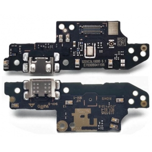Lanksčioji jungtis Xiaomi Redmi 9A / Redmi 9C / Redmi 10A su įkrovimo kontaktu ir mikrofonu (service pack)