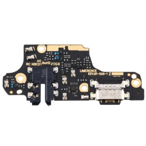 Lanksčioji jungtis Xiaomi Redmi Note 9S / Note 9 Pro su įkrovimo kontakto su mikrofonu originali (service pack)