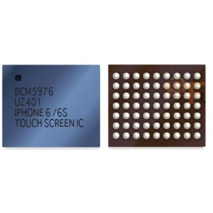 Mikroschema IC iPhone 5G / 5S / 5C / 6 / 6 Plus / SE / iPad Air / iPad Air 2 sensorikos U12 / U2401 / U6600 / U6650 / U4100 / U4150 / U4301 (BCM5976) balta