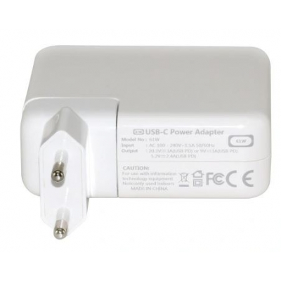 Nešiojamojo kompiuterio pakrovėjas skirtas Macbook USB-C 61W Nešiojamojo kompiuterio pakrovėjas skirtas Macbook USB-C 61W
