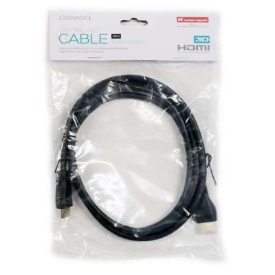OMEGA HDMI kabelis (2.1 8K) 1,5M juodos spalvos OMEGA HDMI kabelis (2.1 8K) 1,5M juodos spalvos
