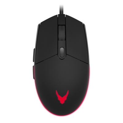 Pelė VARR Gaming laidinė + kilimėlis (295x210x2mm) juodos spalvos Pelė VARR Gaming laidinė + kilimėlis (295x210x2mm) juodos spalvos