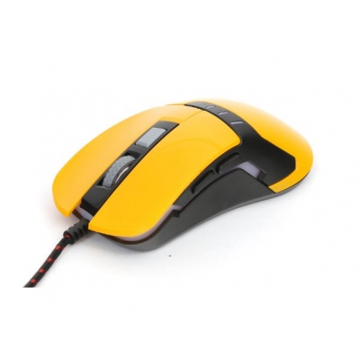 Pelė VARR Gaming OM-270 laidinė, geltonos spalvos Pelė VARR Gaming OM-270 laidinė, geltonos spalvos