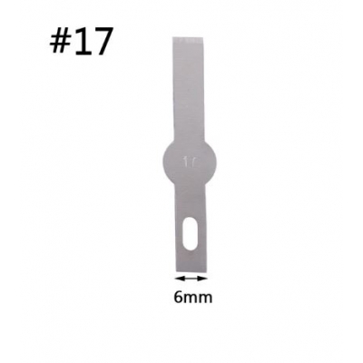 Precizinio peilio ašmenys, No.17 (10pcs)