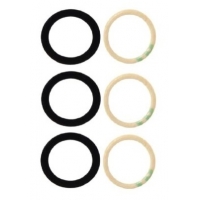 Samsung A135 A13 / A137 A13 kameros stikliukas Black (5pcs) (only lens)