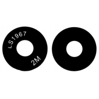 Samsung A145 A14 4G / A146 A14 5G kameros stikliukas Black (lens Macro) 1pcs (service pack)