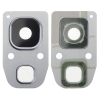 Samsung A320 A3 2017 / A520 A5 2017 kameros stikliukas sidabrinis HQ