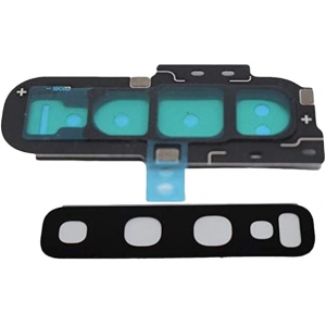 Samsung G973 S10 kameros stikliukas su rėmeliu Prism Black