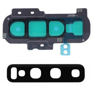 Samsung G973 S10 kameros stikliukas su rėmeliu Prism Blue