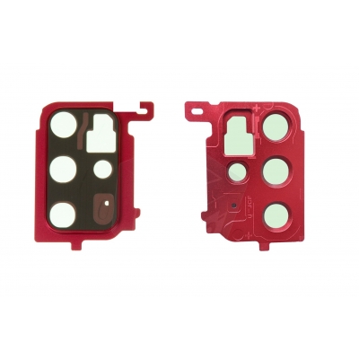 Samsung G985 / G986 S20 Plus kameros su rėmeliu stikliukas Aura Red Samsung G985 / G986 S20 Plus kameros su rėmeliu stikliukas Aura Red
