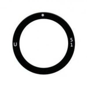 Samsung G998 S21 Ultra kameros stikliukas Black (lens Base) 1pcs (service pack)