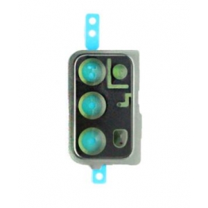 Samsung N980 / N981 Note 20 kameros stikliukas su rėmeliu Mystic Green
