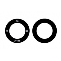 Samsung S901 S22 kameros stikliukas Black (lens Main) 1pcs (service pack)