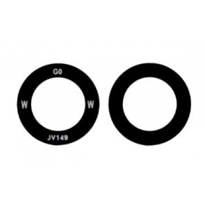 Samsung S901 S22 kameros stikliukas Black (lens Main) 1pcs (service pack)