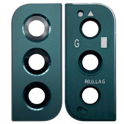 Samsung S901 S22 kameros stikliukas su rėmeliu Green Samsung S901 S22 kameros stikliukas su rėmeliu Green