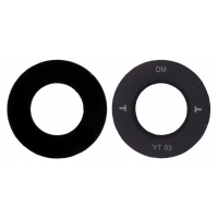 Samsung S911 / S916 S23 / S23 Plus kameros stikliukas Black (lens Tele) 1pcs (service pack)