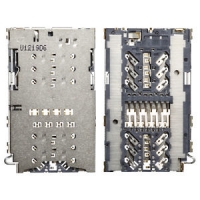 SIM ir MicroSD (arba DUAL SIM) kortelės kontaktas Samsung A320F / A520F / G930F / G935F / N930F / G950F / G955F / N950FD