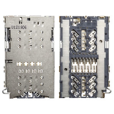SIM ir MicroSD (arba DUAL SIM) kortelės kontaktas Samsung A320F / A520F / G930F / G935F / N930F / G950F / G955F / N950FD SIM ir MicroSD (arba DUAL SIM) kortelės kontaktas Samsung A320F / A520F / G930F / G935F / N930F / G950F / G955F / N950FD