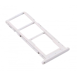 SIM kortelės laikiklis Samsung A025 A02S 2020 White originalus (service pack)