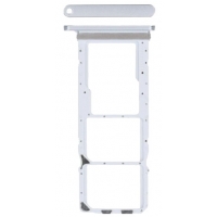 SIM kortelės laikiklis Samsung A057 A05S 2023 Silver originalus (service pack)