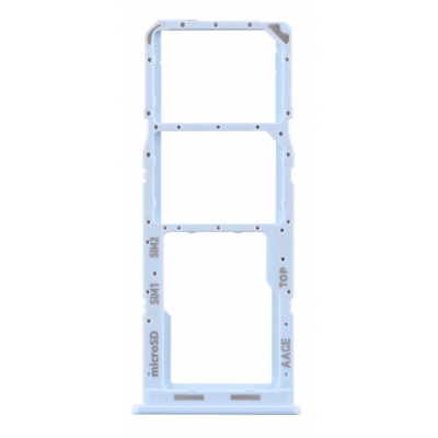 SIM kortelės laikiklis Samsung A13 A135 / A137 Light Blue originalus (service pack)