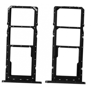 SIM kortelės laikiklis Samsung A14 4G A145 Black originalus (service pack)