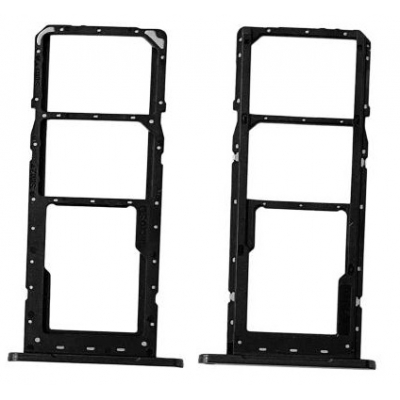 SIM kortelės laikiklis Samsung A14 4G A145 Black originalus (service pack)