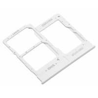 SIM kortelės laikiklis Samsung A202 A20e 2019 White originalus (service pack)