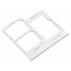 SIM kortelės laikiklis Samsung A202 A20e 2019 White originalus (service pack)