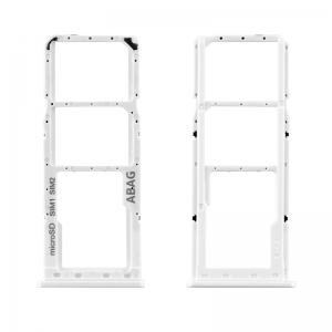 SIM kortelės laikiklis Samsung A217 A21s 2020 White originalus (service pack)