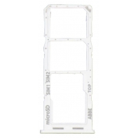 SIM kortelės laikiklis Samsung A225 A22 4G 2021 White originalus (service pack)