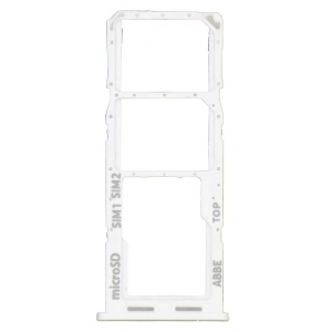 SIM kortelės laikiklis Samsung A225 A22 4G 2021 White originalus (service pack)