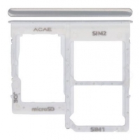 SIM kortelės laikiklis Samsung A315 A31 2020 Prism Crush White originalus (service pack)