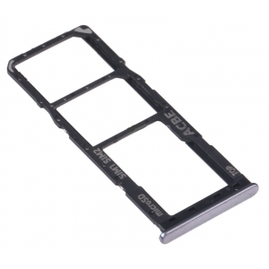 SIM kortelės laikiklis Samsung A325 A32 4G 2021 Black originalus (service pack)