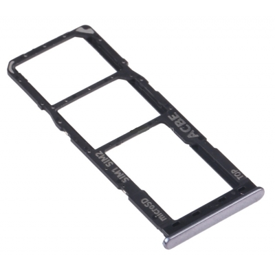 SIM kortelės laikiklis Samsung A325 A32 4G 2021 Black originalus (service pack)