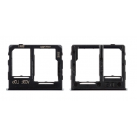 SIM kortelės laikiklis Samsung A326 A32 5G 2021 Black originalus (service pack)