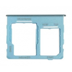 SIM kortelės laikiklis Samsung A326 A32 5G 2021 mėlynas originalus (service pack)